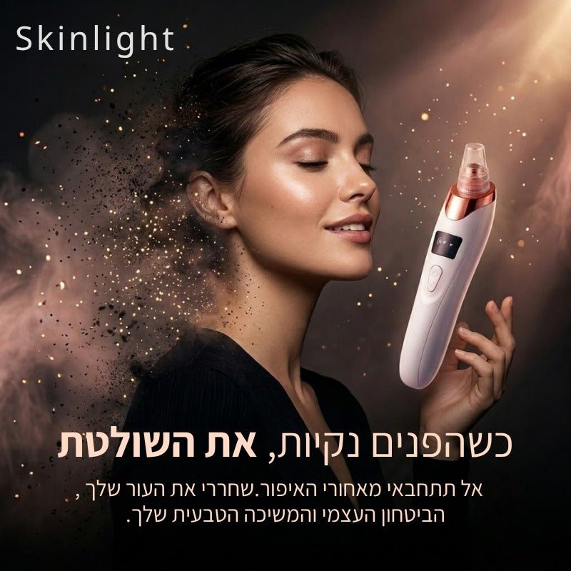 מכשיר להסרת שחורים של SkinLight - SkinLight